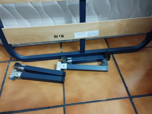 Somier láminas 90x190 con patas