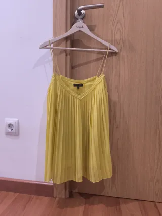 Top Massimo Dutti amarillo