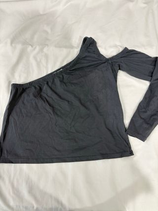 Top asimétrico Renatta&Go gris Talla XS