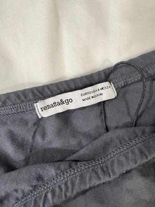 Top asimétrico Renatta&Go gris Talla XS