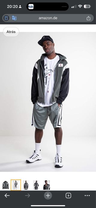 Chaqueta Jordan estilo boomer