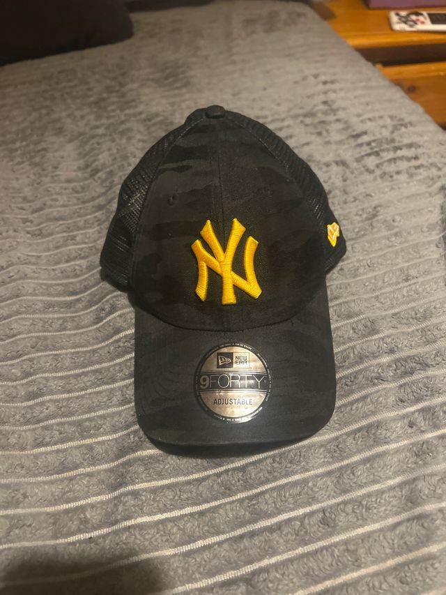 Gorra New Era Yankees Negra Camuflaje
