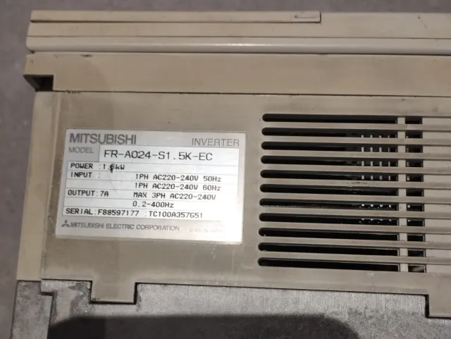 Variador Frecuencia Mitsubishi 7A Monofásico