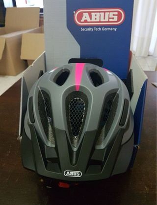Casco Bici MTB Abus Talla XS-S Gris/Rosa