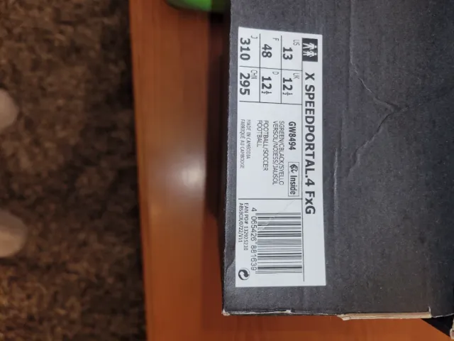 Adidas X SpeedPortal X4 FxG Verde T:48
