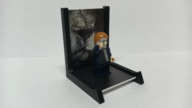 Diorama expositor Michael Myers compatible lego