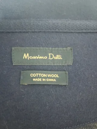 Chaqueta Massimo Dutti Azul Marino Talla L