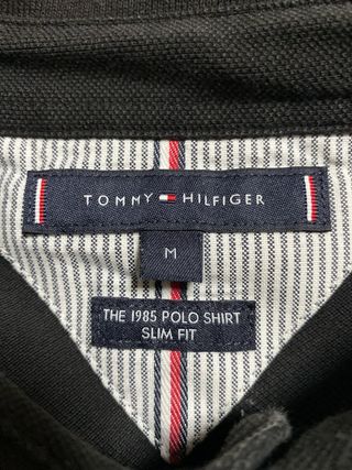 Polo Tommy Hilfiger Negro Talla M
