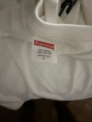 Supreme Box Logo SS24 Camiseta Blanca