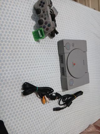 PlayStation 1 Sony Grigia Completa