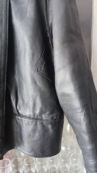 Cazadora bomber piel vintage