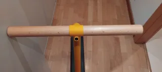 Patinete urbano adulto madera y amarillo
