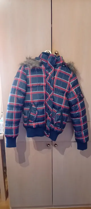 Cazadora Bomber Cuadros Talla S