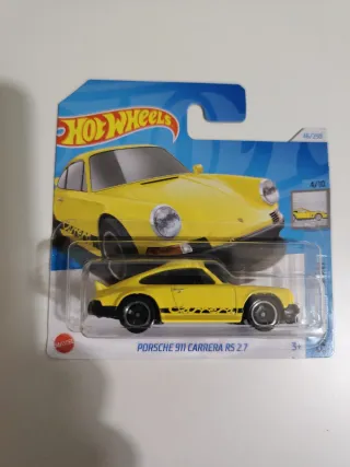 Hot Wheels Porsche 911 Carrera RS 2.7 Amarillo