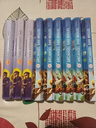 Pack 6 inciensos San Miguel y 3 De San Antonio