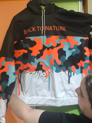 Sudadera back to nature