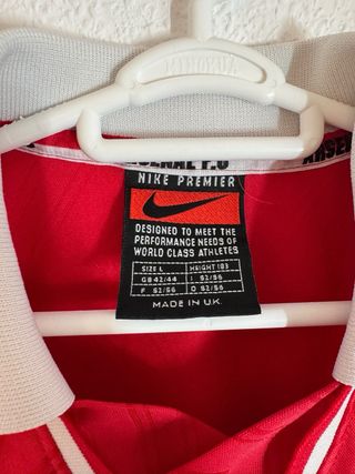Camiseta Fútbol Vintage Arsenal 1996