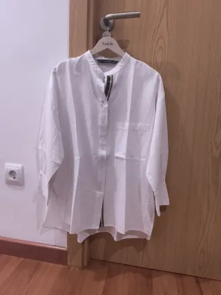 Camisa blanca Zara Talla s