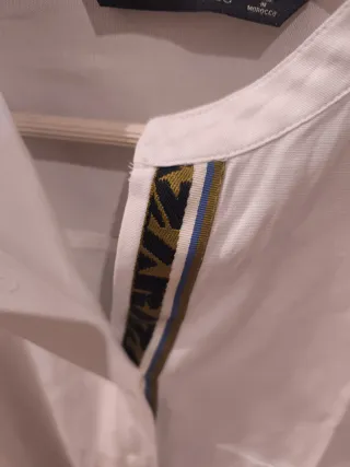 Camisa blanca Zara Talla s