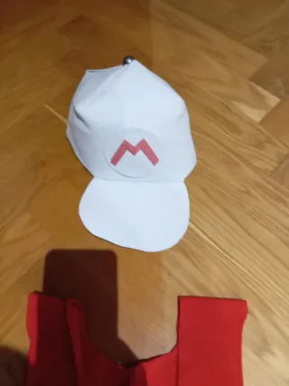 Disfraz Mario Bros Fuego 5-7 años