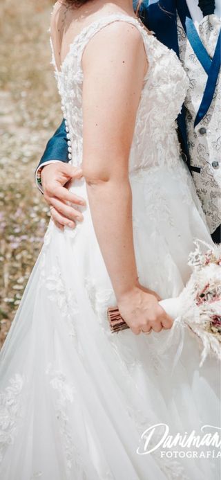 Vestido de Novia Novias Azahar Blanco