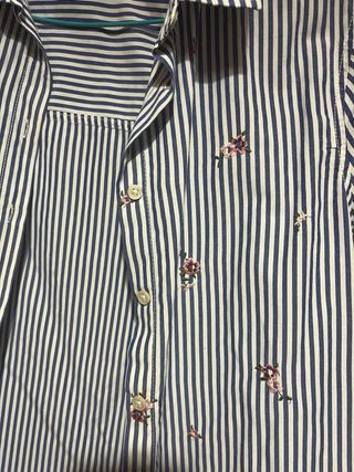 Camisa Springfield rayas flores Talla S