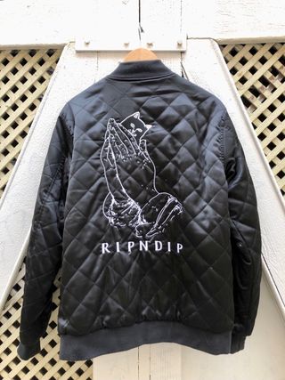 Cazadora reversible RIPNDIP negra