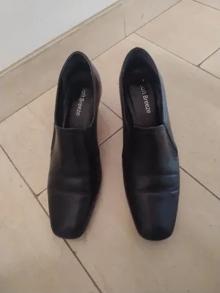 Mocassini con tacco donna neri 39 Soft Breeze