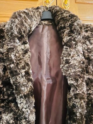 Chaleco de pelo marrón calidad