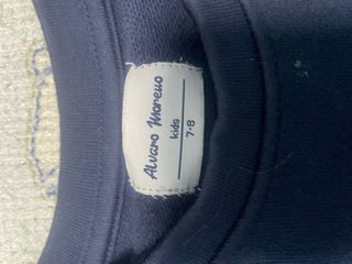 Sudadera Álvaro Moreno niño azul Talla 7/8