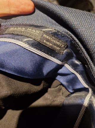 Traje Zara Azul/Gris + 2 Corbatas
