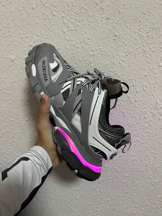 Balenciaga Track LED Gris Rosa