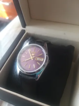 Orologio Seiko Automatico Viola Argento