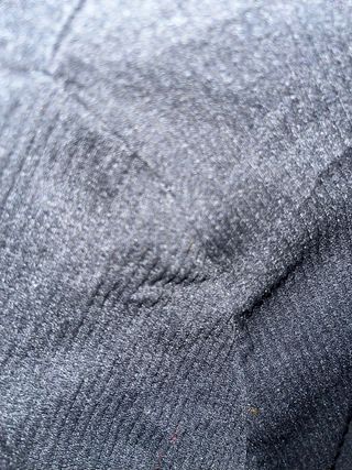 Top Bershka Negro Asimétrico Manga Larga