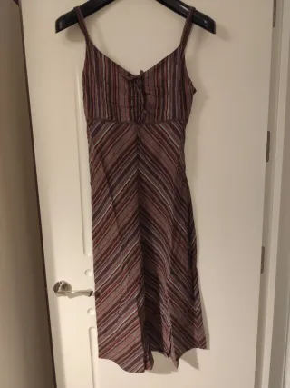Vestido de fiesta rayas