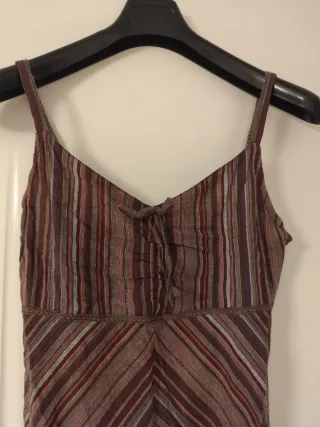 Vestido de fiesta rayas