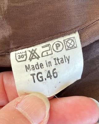 Completo Elegante Donna Marrone Taglia 46 Vintage