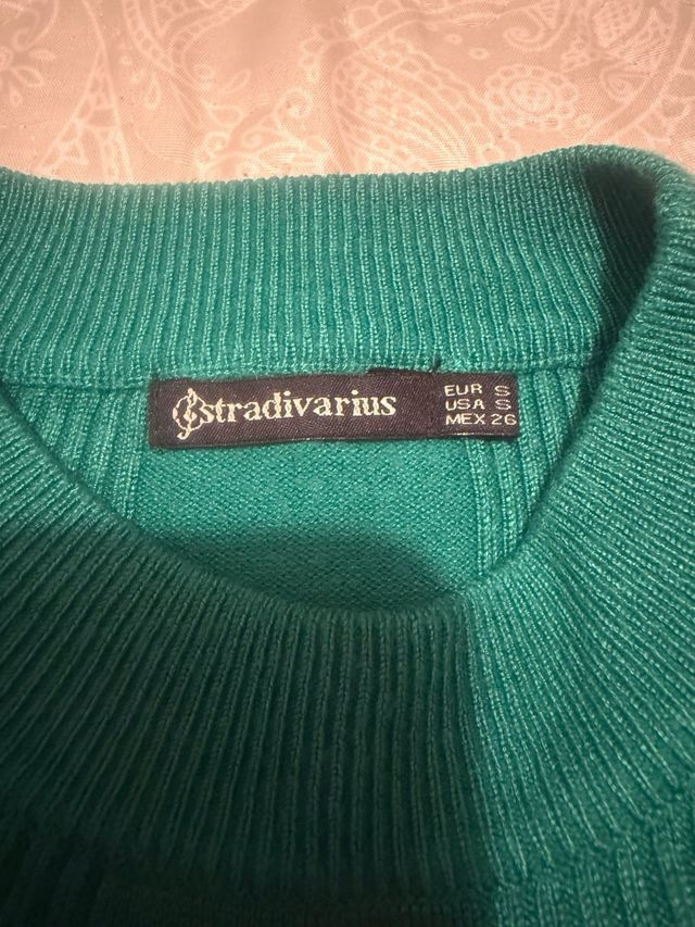 Jersey verde de manga larga