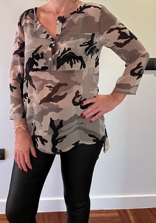 Blusa italiana camuflaje