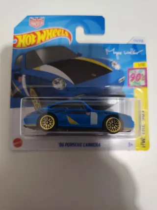 Hot Wheels Porsche 96 Carrera Azul