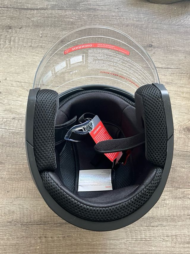 Casco Moto Jet BYB Negro