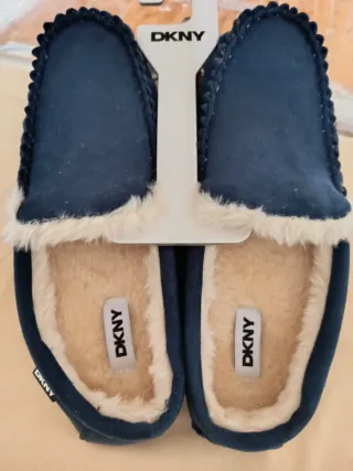Zapatillas DKNY casa azul y beige