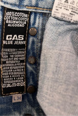 Pantalón vaquero GAS azul talla L/34