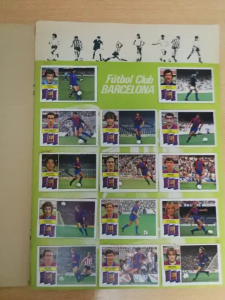 Álbum LIGA 82-83 Completo un cromo por casilla Lee