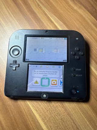 Consola Nintendo 2DS Negra/Azul
