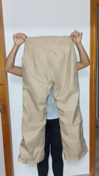 Pantalón de Nieve Beige Talla S mujer
