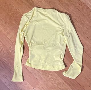 Camiseta amarilla manga larga niña T.S
