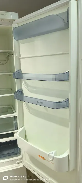 NEVERA COMBI EDESA NO FROST ENERGÍA A+