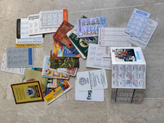 Calendarios de bolsillo Hoechst