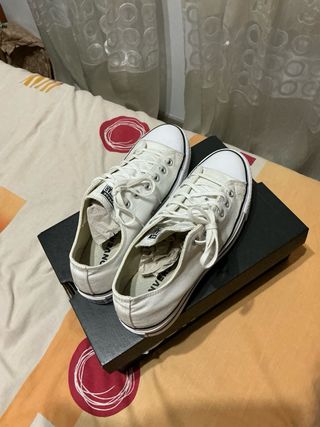 Converse Blancas Hombre Plataforma  Talla 42